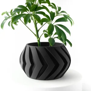 maceta chevron noir