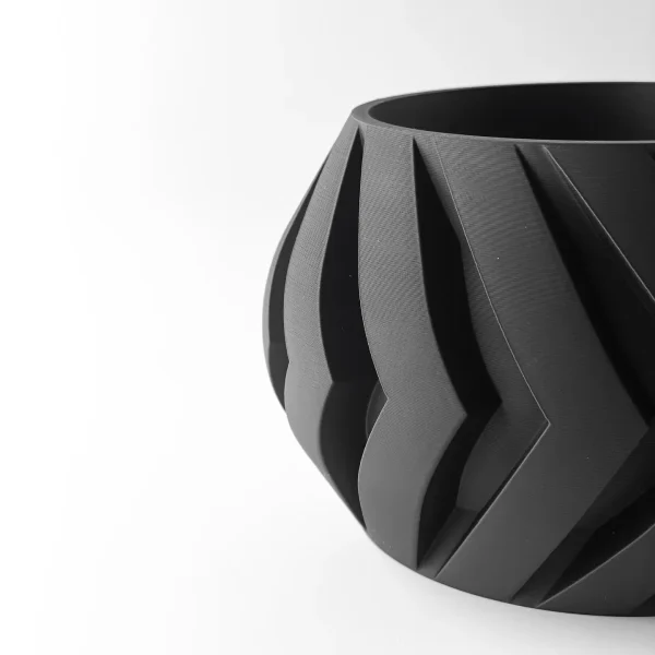 maceta chevron noir